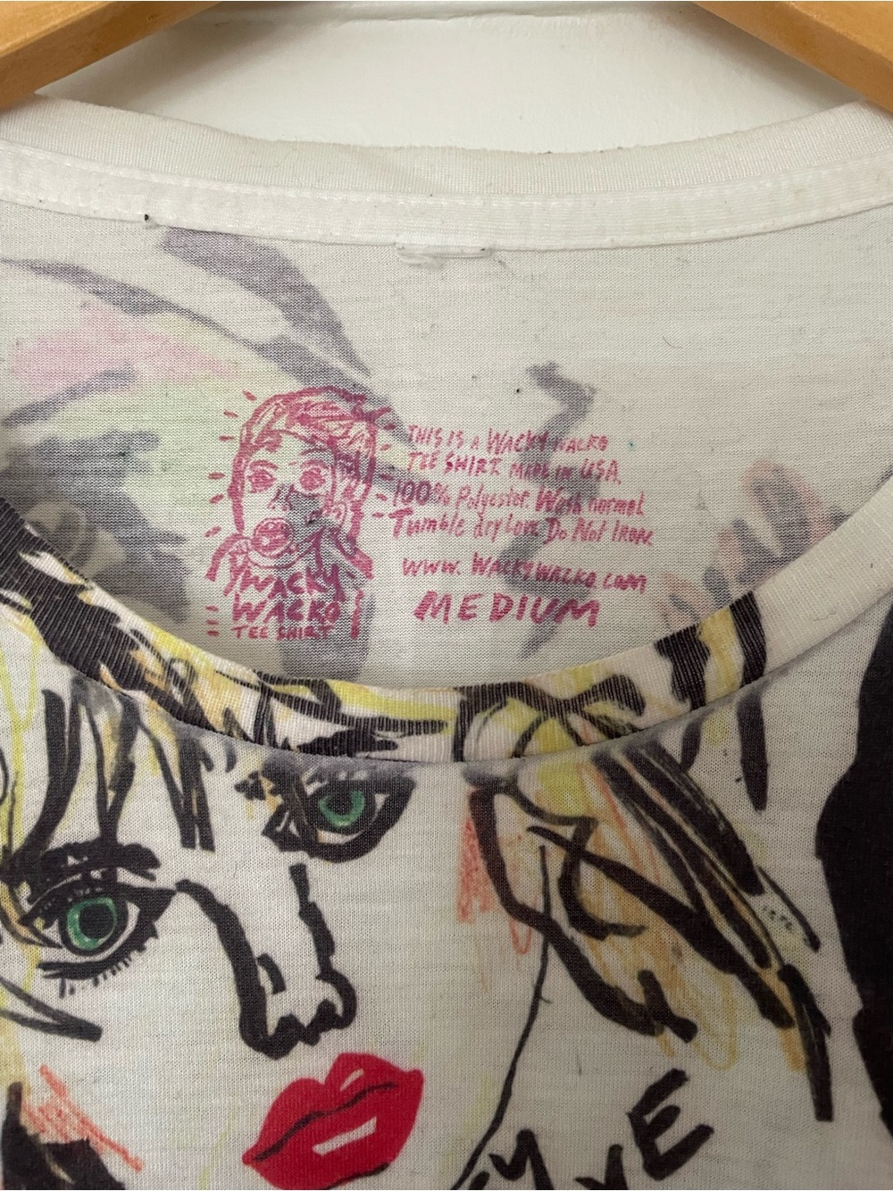 Female Icons Short Sleeve Art Tee - White/Multi - Picture 3 of 3